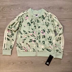 NWT Adidas Track Jacket Girls Size 10/12